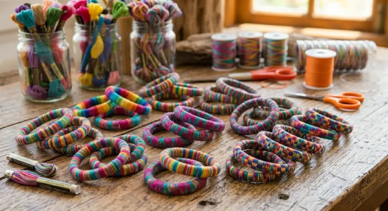 Pulseras hilo botellas plástico Artalyas