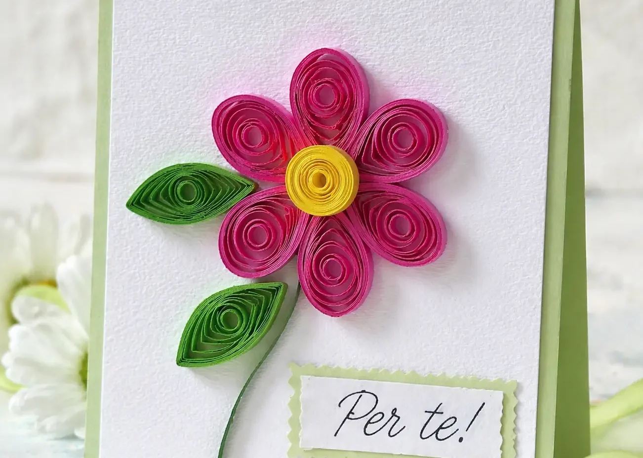 Tutorial passo passo fiore quilling