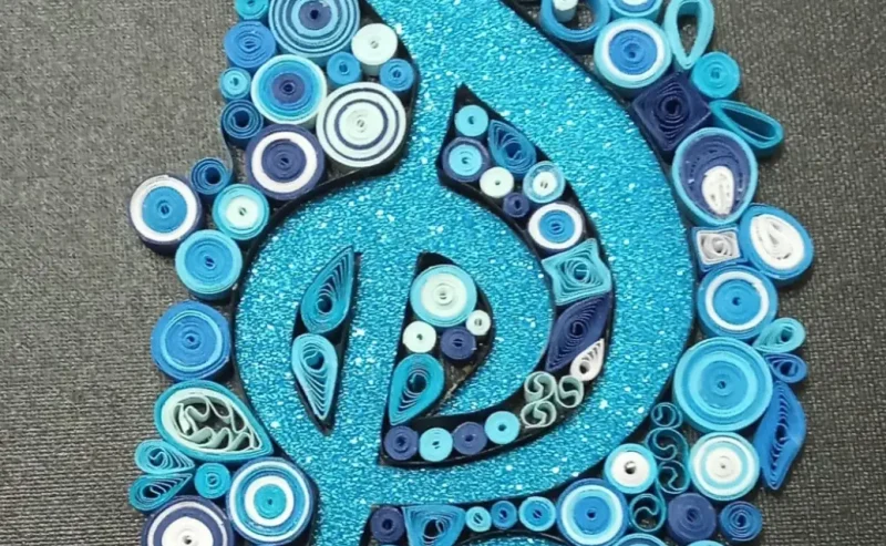 Quadro Chiave di Violino in Quilling